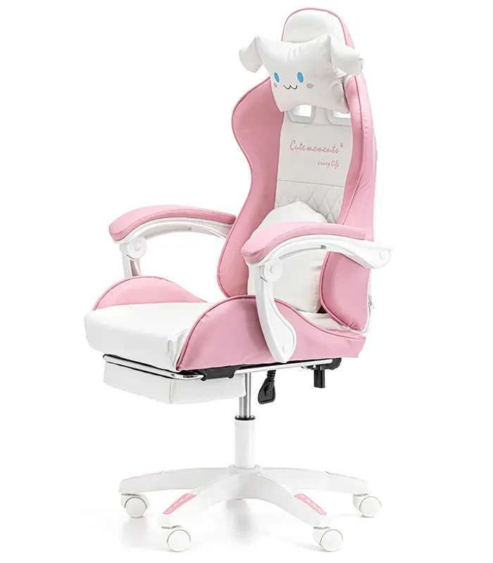 Дитяче геймерське крісло G892 з подушками та підставкою для ніг, Рожеве (G892) - изображение 5