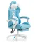 Дитяче геймерське крісло G893 з подушками та підставкою для ніг, Синє (G893)