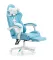 Дитяче геймерське крісло G893 з подушками та підставкою для ніг, Синє (G893)