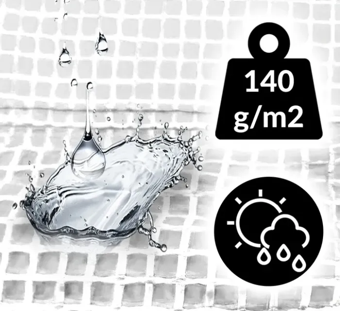 Садовая теплица с UV-12 пленкой 10м2 (4х2,5х2м) BASS POLSKA, Серая ( 85962) - зображення 9