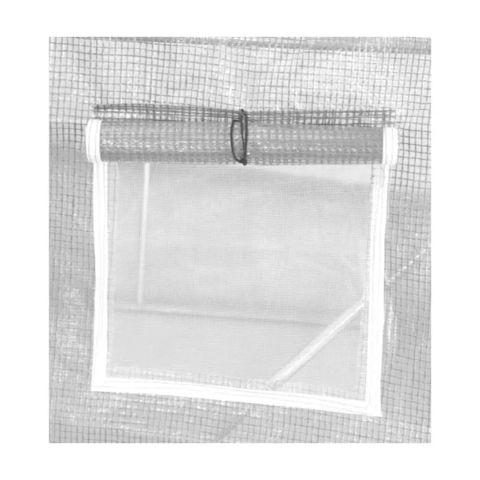 Садовая теплица с UV-12 пленкой 18 м2 (6х3х2м) BASS POLSKA, Серая (85910) - изображение 4