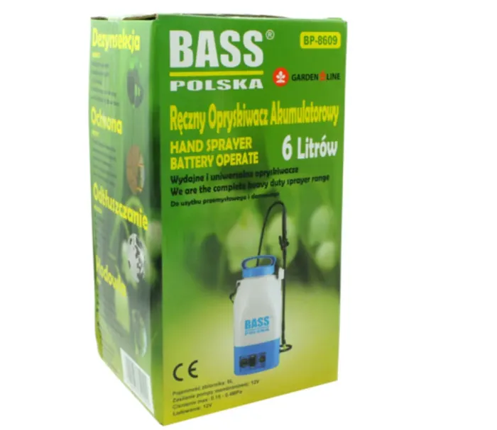 Плечовий акумуляторний садовий обприскувач 6л Bass Polska 8609 (8609) - изображение 9