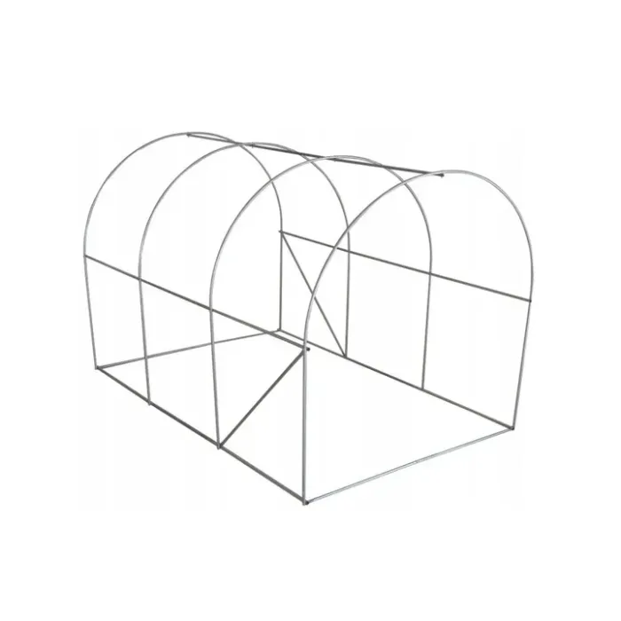 Садовая теплица с UV пленкой 6 м2 (3 х 2 х 2 м) BASS POLSKA, Прозрачная (85972) - изображение 4