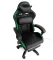Геймерське крісло з RGB підсвіткою, подушками та висувною підставкою для ніг, Чорний (G895) (G895)