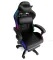 Геймерське крісло з RGB підсвіткою, подушками та висувною підставкою для ніг, Чорний (G895) (G895)