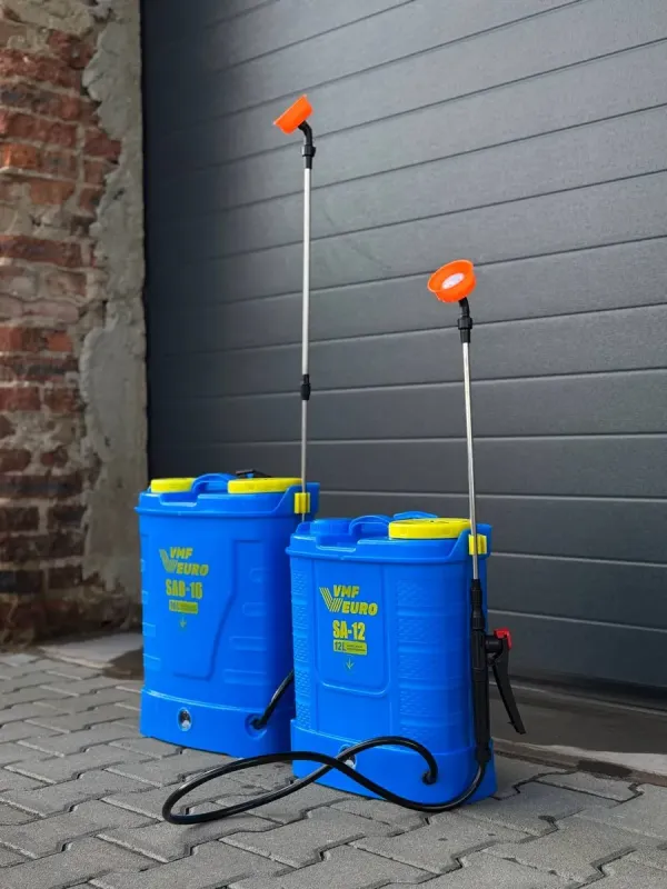 Ранцевий акумуляторний обприскувач VMF EURO SA-12 (12 літрів) 12В/8Ач (SA-12) - изображение 7