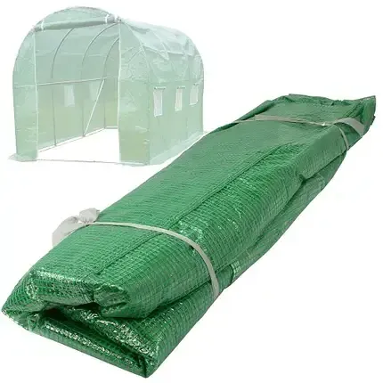 Плівка для теплиці 6 м2 (3х2х2м) 140 г/м2, UV, вітростійка, морозостійка, Зелена (P0050) - изображение 1