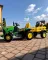 Дитячий трактор електромобіль з причепом на пульті керування John Deere Peg Perego 12В (від 1 року), Зелений (IGOR0117)
