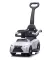 Дитяча машинка-каталка толокар Gordon (батьківська ручка, педаль газу, світлові та звукові ефекти), Білий (G779)