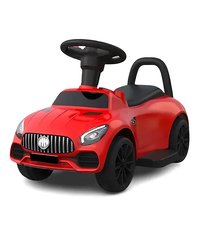 Дитяча машинка-каталка толокар Gordon (батьківська ручка, педаль газу, світлові та звукові ефекти), Червоний (G778) - зображення 2