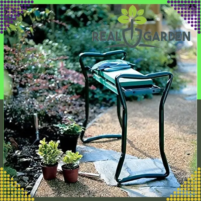 Садовий складаний стілець-колінник 3в1 + 2 органайзери (сумки для інструментів) (RC-K-975) - зображення 3