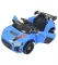 Дитячий електромобіль Cabrio 6V 5A (спойлер, пульт, LED-фари, звук, відкривні двері, педаль газу), Синій ( G538)