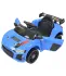 Дитячий спортивний електромобіль кабріолет зі спойлером Cabrio 6V 5A (пульт, LED-фари, музика, педаль газу), Синій (G538)