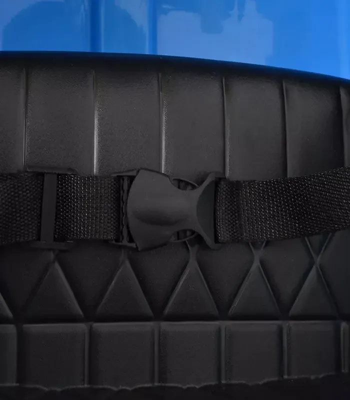 Дитячий спортивний електромобіль кабріолет зі спойлером Cabrio 6V 5A (пульт, LED-фари, музика, педаль газу), Синій (G538) - зображення 4