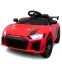 Дитячий електромобіль Cabrio 6V 5A (спойлер, пульт, LED-фари, звук, відкривні двері, педаль газу), Червоний (G538/1)