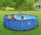 Круглий каркасний басейн Avenli (366 x 76 см) для дорослих і дітей, комплектація 19в1, Синій (SC17799)