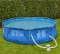 Круглий каркасний басейн Avenli (366 x 76 см) для дорослих і дітей, комплектація 19в1, Синій (SC17799)