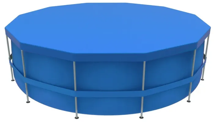 Круглий каркасний басейн Avenli (366 x 76 см) для дорослих і дітей, комплектація 19в1, Синій (SC17799) - зображення 9