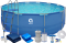 Круглий каркасний басейн Avenli (450 x 122 см) для дорослих і дітей, комплектація 18в1, Синій (В0024)