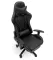 Геймерське комп'ютерне крісло з масажером, ергономічними подушками та підставкою для ніг, Чорний (G901) (G901 )