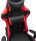 Геймерське комп'ютерне крісло з масажером, ергономічними подушками та підставкою для ніг, Чорний/Червоний (G899) (G899)