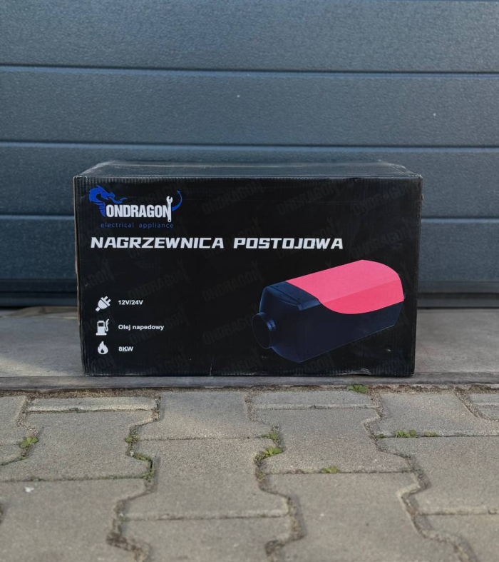Автономний дизельний обігрівач (Webasto) Ondragon 8 кВт 12/24В, LCD-дисплей, таймер, пульт ДК (OD9145) - зображення 6