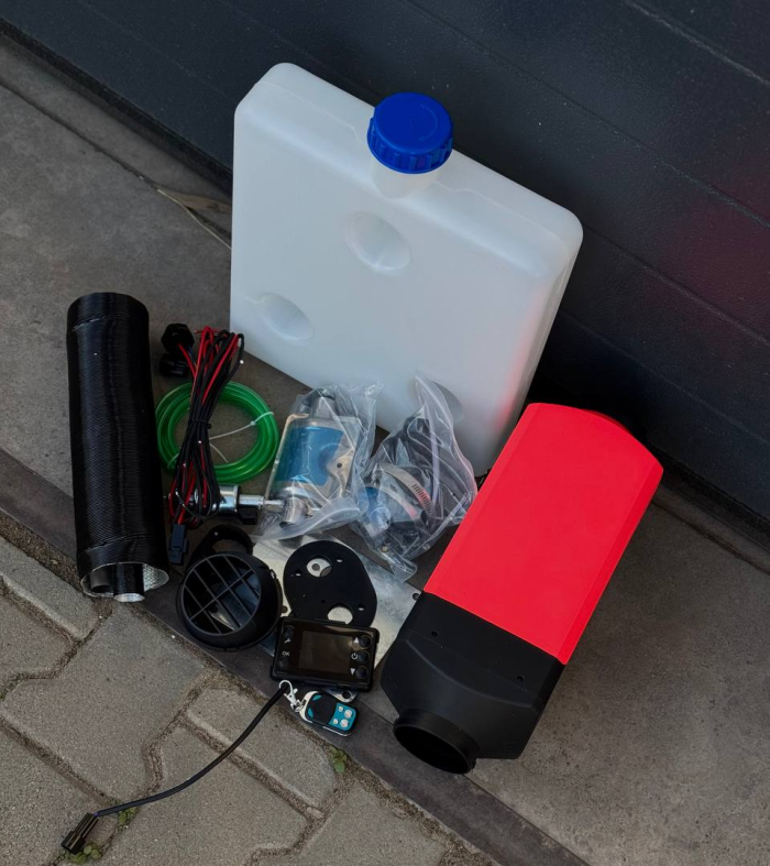 Автономний дизельний обігрівач (Webasto) Ondragon 8 кВт 12/24В, LCD-дисплей, таймер, пульт ДК (OD9145) - зображення 9