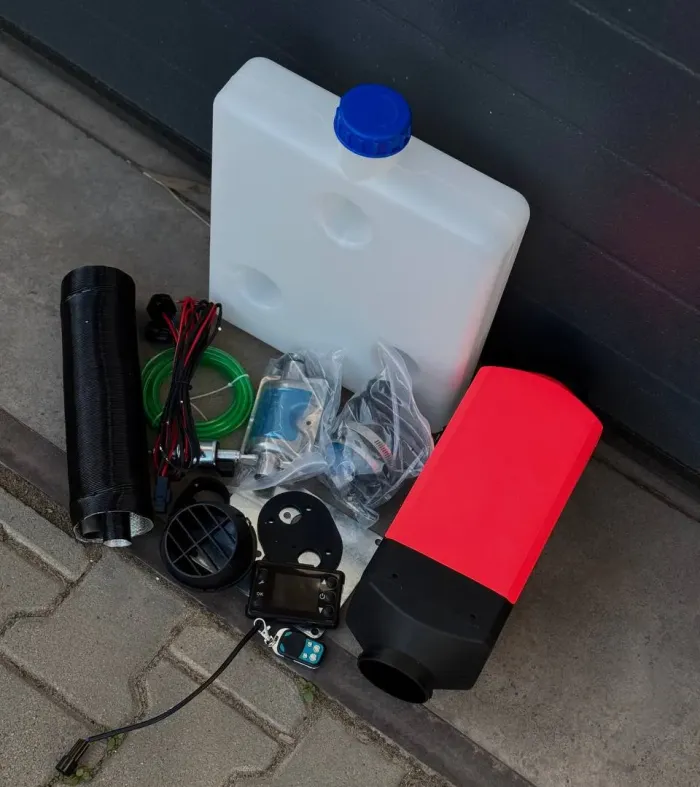 Автономний дизельний обігрівач (Webasto) Ondragon 8 кВт 12/24В, LCD-дисплей, таймер, пульт ДК (OD9145) - зображення 9