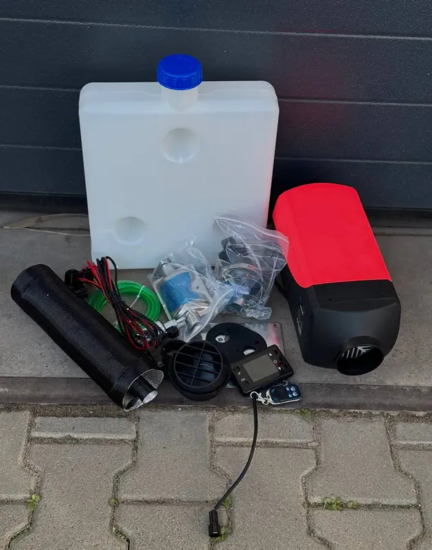 Автономний дизельний обігрівач (Webasto) Ondragon 8 кВт 12/24В, LCD-дисплей, таймер, пульт ДК (OD9145) - зображення 10