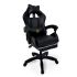 Геймерське крісло Primaveo з ергономічними подушками та висувною підставкою для ніг, Чорний (G1158)