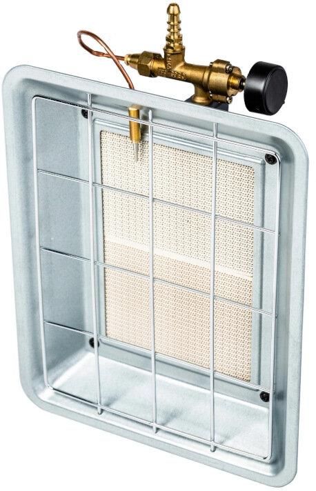 Газовий інфрачервоний обігрівач 3,4 кВт RAVANSON BRI-85N + газовий редуктор Bradas 37 мбар (BRI-85N) - изображение 5