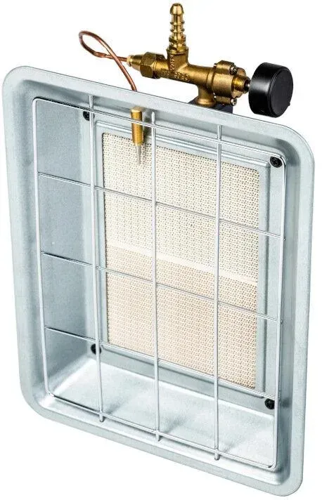 Газовий інфрачервоний обігрівач 3,4 кВт RAVANSON BRI-85N + газовий редуктор Bradas 37 мбар (BRI-85N) - зображення 5