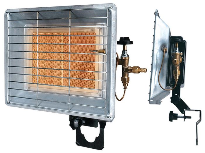 Газовий інфрачервоний обігрівач 3,4 кВт RAVANSON BRI-85N + газовий редуктор Bradas 37 мбар (BRI-85N) - изображение 2