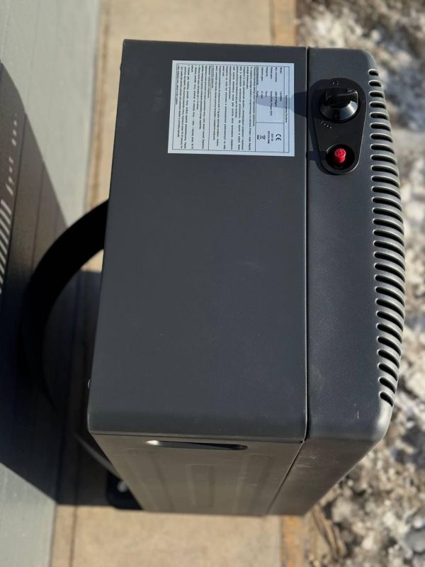 Портативний газовий обігрівач 4200 Вт Royal GH 500 + комплект для підключення (редуктор, шланг, прокладка, хомути-зажими) (GH500) - зображення 6
