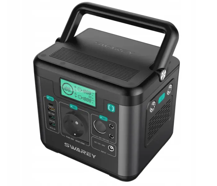 Зарядна станція SWAREY S160 потужність 300 Вт, ємність 222 Вт*год, швидка зарядка 65W, MPPT (S160) - зображення 2