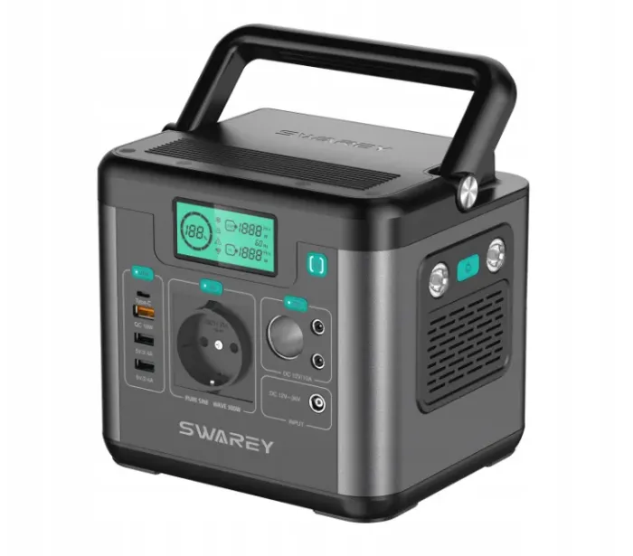 Зарядна станція SWAREY S160 потужність 300 Вт, ємність 222 Вт*год, швидка зарядка 65W, MPPT (S160) - зображення 1