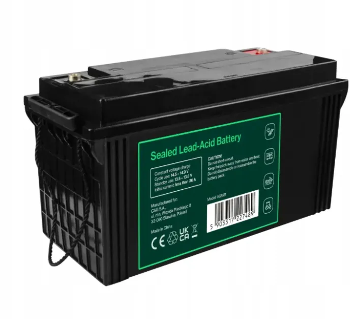 Акумулятор Green Cell AGM VRLA 12V 120Ah IP54 не потребує облуговування (термін служби - 5 років) (AGM31) - зображення 3