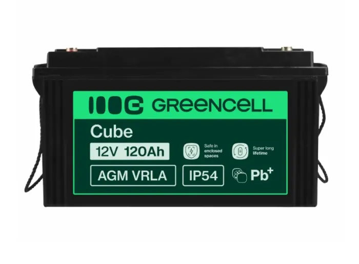 Акумулятор Green Cell AGM VRLA 12V 120Ah IP54 не потребує облуговування (термін служби - 5 років) (AGM31) - зображення 2