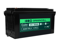 Акумулятор Green Cell AGM VRLA 12 V 120 Ah IP54 для фотоелектричних систем, яхт, човнів, сонячних панелей (AGM12V120AH-J)