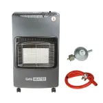 Портативний газовий обігрівач Gas Heater 3 режими потужності (1500 Вт, 2800 Вт, 4200 Вт) з редуктором та шлангом (Польща) (G1011)