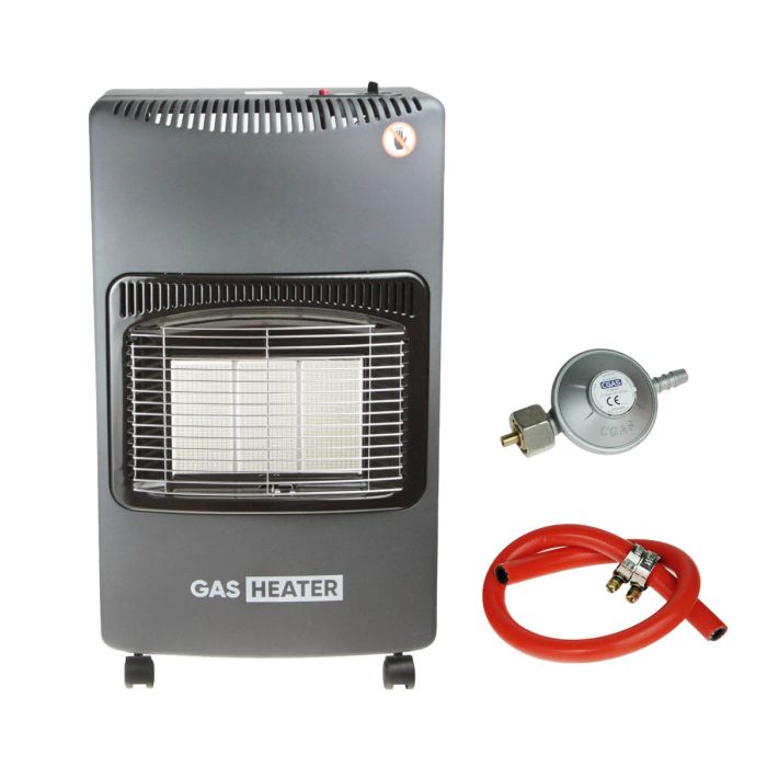 Портативний газовий обігрівач Gas Heater 3 режими потужності (1500 Вт, 2800 Вт, 4200 Вт) з редуктором та шлангом (Польща) (G1011) - зображення 1