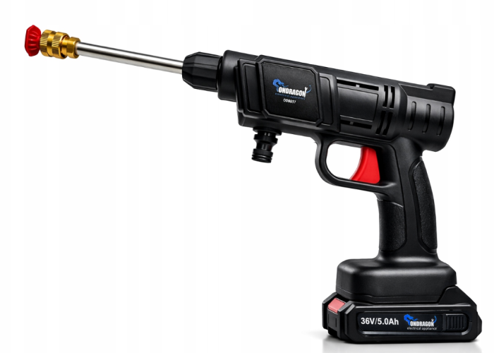 Акумуляторна мийка високого тиску Ondragon 36V + 2 акумулятори (Польща) (OD9011) - зображення 2
