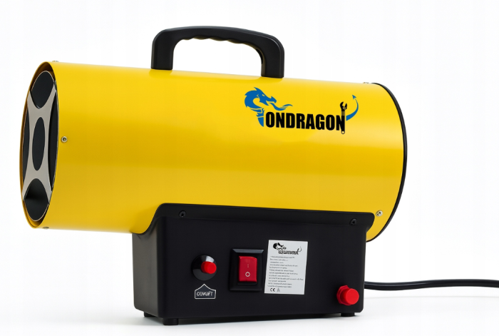 Газовий обігрівач / Газова теплова гармата (дуйка) 15 кВт Ondragon (Пропан/Бутан) + шланг і редуктор (Польща) (OD5103) - зображення 3