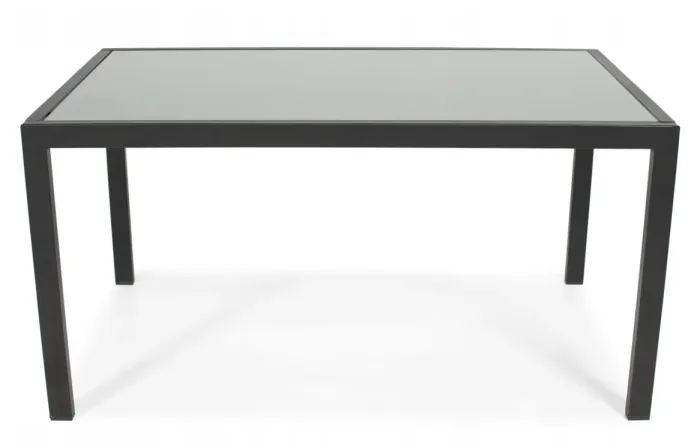 Комплект садових меблів IBIZA eDomator на 4 особи, металевий, з сірими подушками (Польща) (14-192) - зображення 4