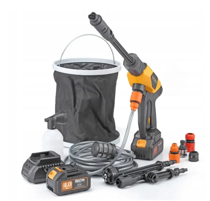 Акумуляторна мийка високого тиску MAJSTER PRO MP-0360 1000 Вт 60 бар, 2 АКБ 4Ah, піногенератор (Польща) (MP0360) - изображение 8