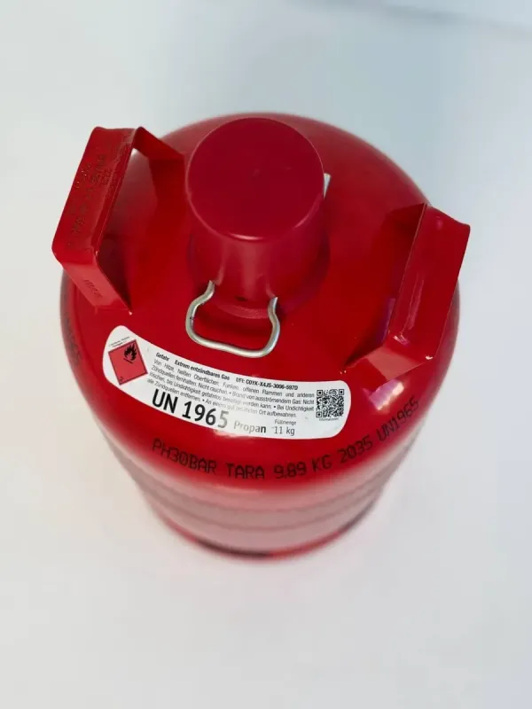 Газовий балон 27 л 11 кг 30 бар (Пропан) Vitkovice Milmet, Польща (VIT002) - зображення 6