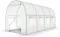 Садова теплиця 10 м² (4 х 2,5 х 2 м) з армованою плівкою UV-4, з вікнами, Біла (Польща) (1560)