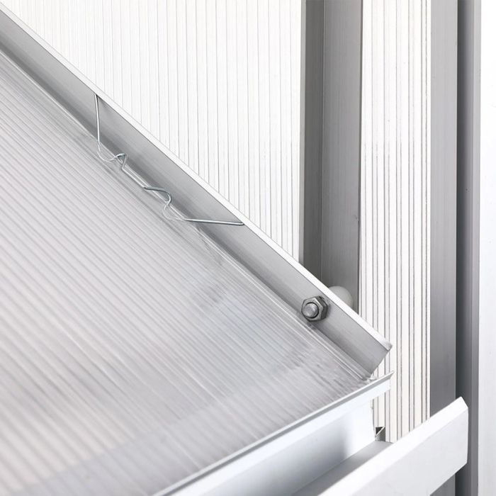 Садова теплиця з полікарбонату 4,75 м² (2,5 х 1,9 х 1,95 м), Прозора (3391) - зображення 5