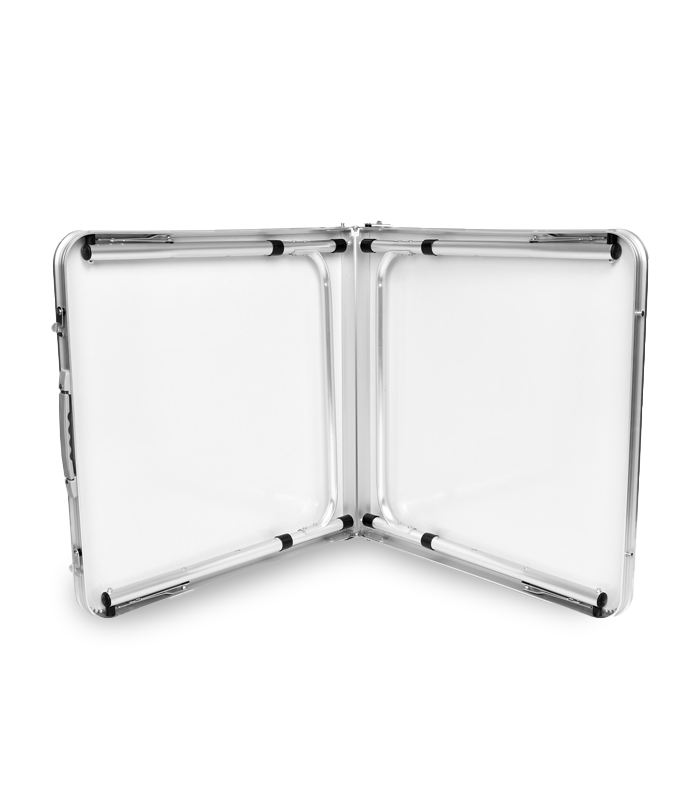 Розкладний туристичний стіл-валіза (120 х 60 см) + 4 стільці, комплект садових меблів, Сірий (G1276) - изображение 7