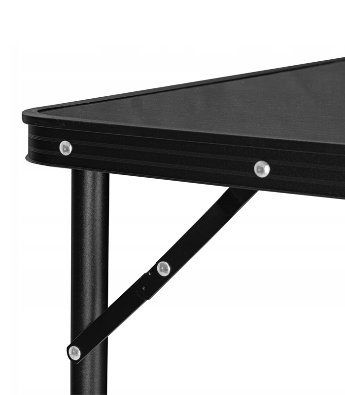 Розкладний туристичний стіл-валіза (120 х 60 см) + 4 стільці, комплект садових меблів, Чорний (G1277) - изображение 3